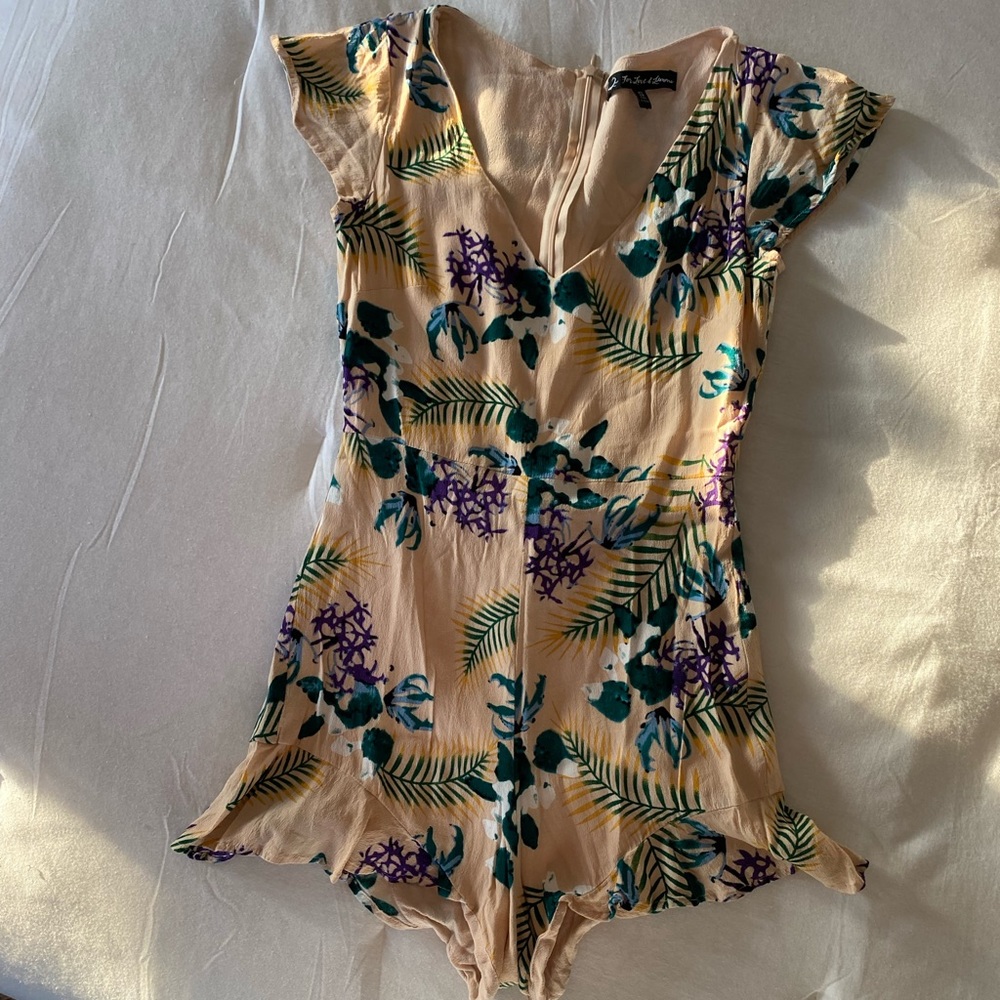 For Love and Lemons Petite Romper, S